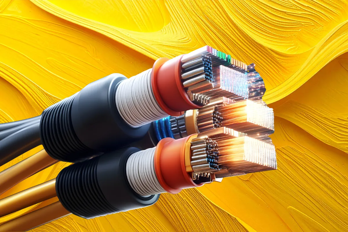 A bunch of cables being a sysadmin