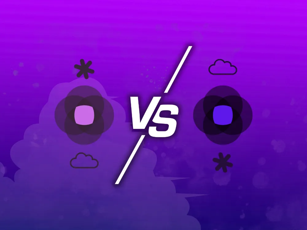 Symbolic visual of a comparison, used to illustrate HomeDock OS vs TrueNAS and Proxmox platforms