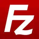 Decorative blurred background for FileZilla