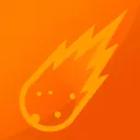 Decorative blurred background for Kometa