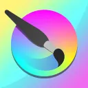 Decorative blurred background for Krita