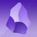 Decorative blurred background for Obsidian