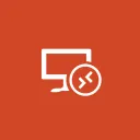 Decorative blurred background for rdesktop