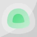 Decorative blurred background for Uptime Kuma