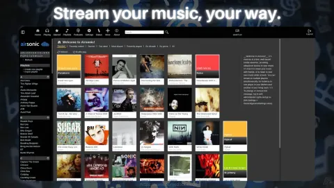 Airsonic-Advanced Screenshot - Stream your music, your way.