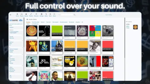 Airsonic-Advanced Screenshot - Full control over your sound.