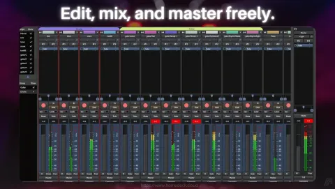 Ardour Screenshot - Edit audio and sounds. Like a pro.