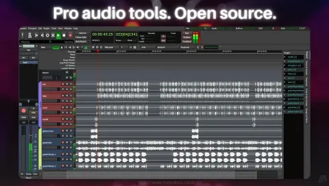 Ardour Screenshot - From a single idea to waveform.