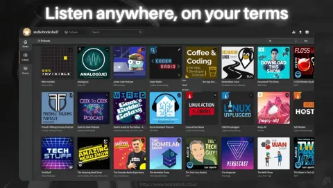 Audiobookshelf Screenshot - Listen anywhere, on your terms