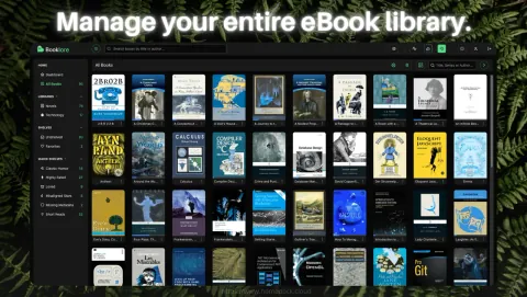 Booklore Screenshot - Manage your entire eBook library.