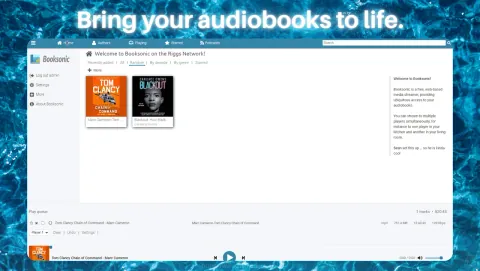 Booksonic Air Screenshot - Bring your audiobooks to life.