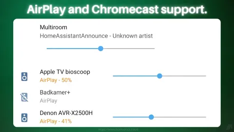 forked-daapd Screenshot - AirPlay and Chromecast support.