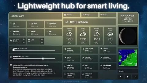 Domoticz Screenshot - Lightweight hub for smart living.