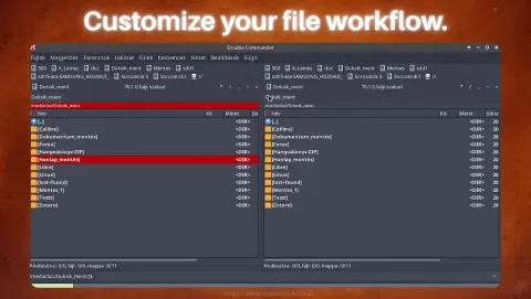 Double Commander Screenshot - Customize your file workflow.