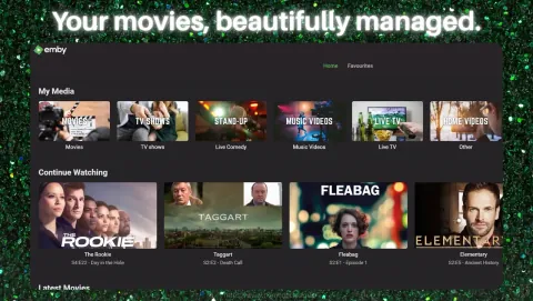 Emby Screenshot - Your movies, beautifully managed.