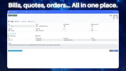 FacturaScripts Screenshot - Bills, quotes, orders... All in one place.