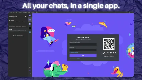 Ferdium Screenshot - All your chats in a single app.