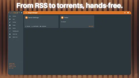 FlexGet Screenshot - From RSS to torrents, hands-free.