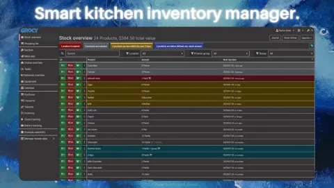 Grocy Screenshot - Smart kitchen inventory manager.