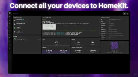 Homebridge Screenshot - Connect all your devices to HomeKit.