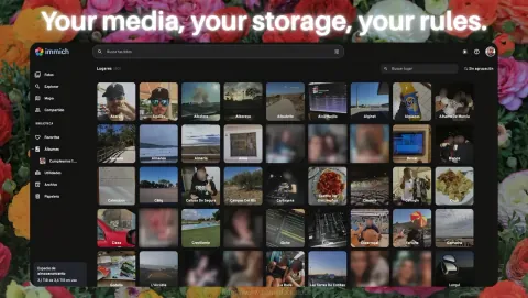 Immich Screenshot - Your media, your storage, your rules.