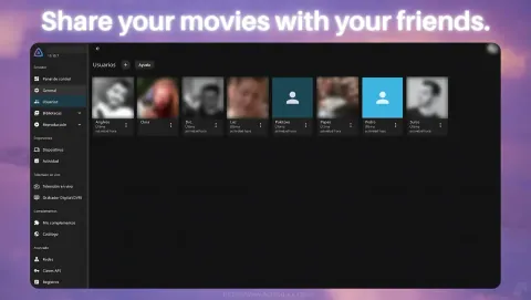 Jellyfin Screenshot - Share your movies with your friends.