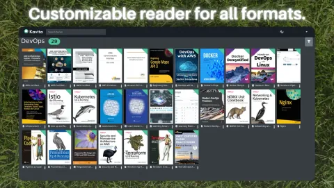 Kavita Screenshot - Customizable reader for all formats.