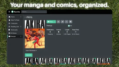 Kavita Screenshot - Your manga and comics, organized.