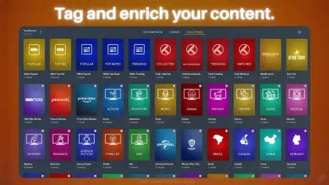 Kometa Screenshot - Tag and enrich your content.