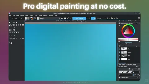 Krita Screenshot - Pro digital painting at no cost.