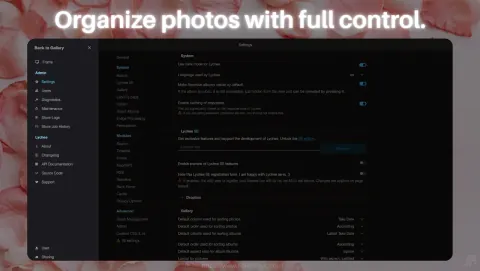 Lychee Screenshot - Organize photos with full control.