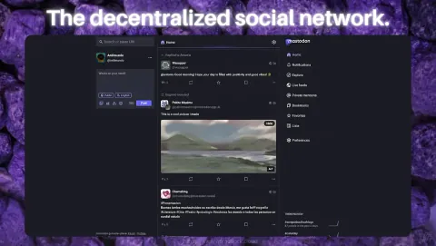 Mastodon Screenshot - The decentralized social network.