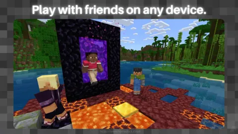 Minecraft Bedrock Server Screenshot - Play with friends on any device.