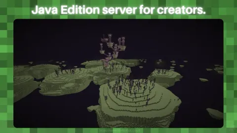 Minecraft Server Screenshot - Java Edition server for creators.
