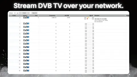 minisatip Screenshot - Smart DVB TV over your network.