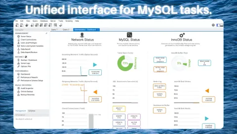MySQL Workbench Screenshot - Unified interface for MySQL tasks.
