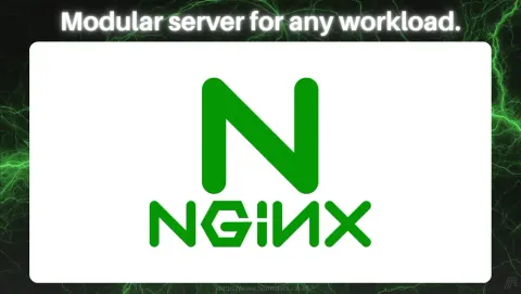 NGINX Screenshot - Modular server for any workload.
