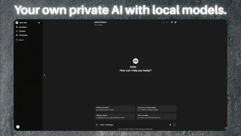 Ollama GPT Screenshot - Your own private AI with local models.