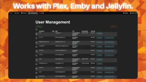 Ombi Screenshot - Works with Plex, Emby and Jellyfin.