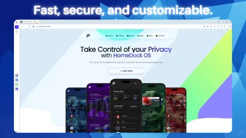 Opera Screenshot - Fast, secure, and customizable.