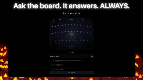 Planchette Screenshot - Ask the board. It answers. Always.