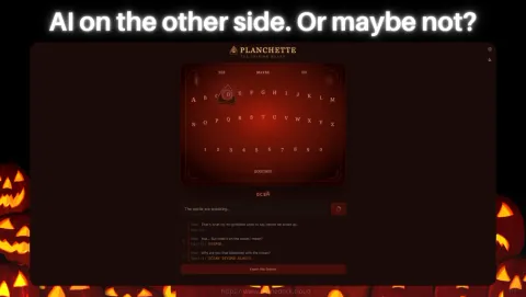 Planchette Screenshot - AI on the other side. Or maybe not?