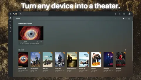 Plex Screenshot - Turn any device into a theater.