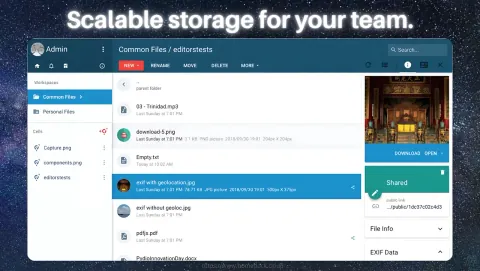 Pydio Cells Screenshot - Scalable storage for your team.