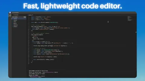 Pylon Screenshot - Fast, lightweight code editor.
