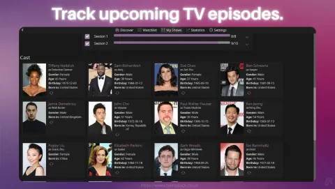Series Troxide Screenshot - Track upcoming TV episodes.