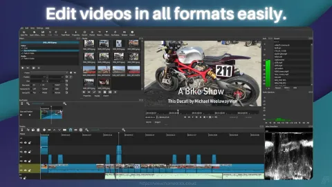 Shotcut Screenshot - Edit videos in all formats easily.