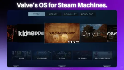 SteamOS Screenshot - Valve's OS for Steam Machines.