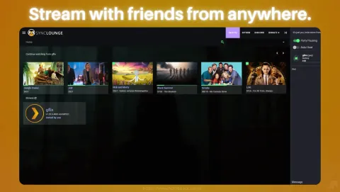 SyncLounge Screenshot - Stream with friends from anywhere.