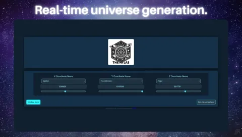 The Atlas Screenshot - Real-time universe generation.